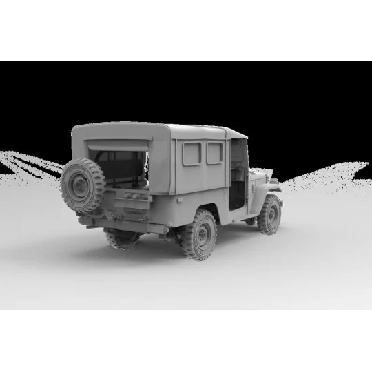FJ43 SUV with Soft top IDF & LAF, 1/35 - AK Interactive AK35004