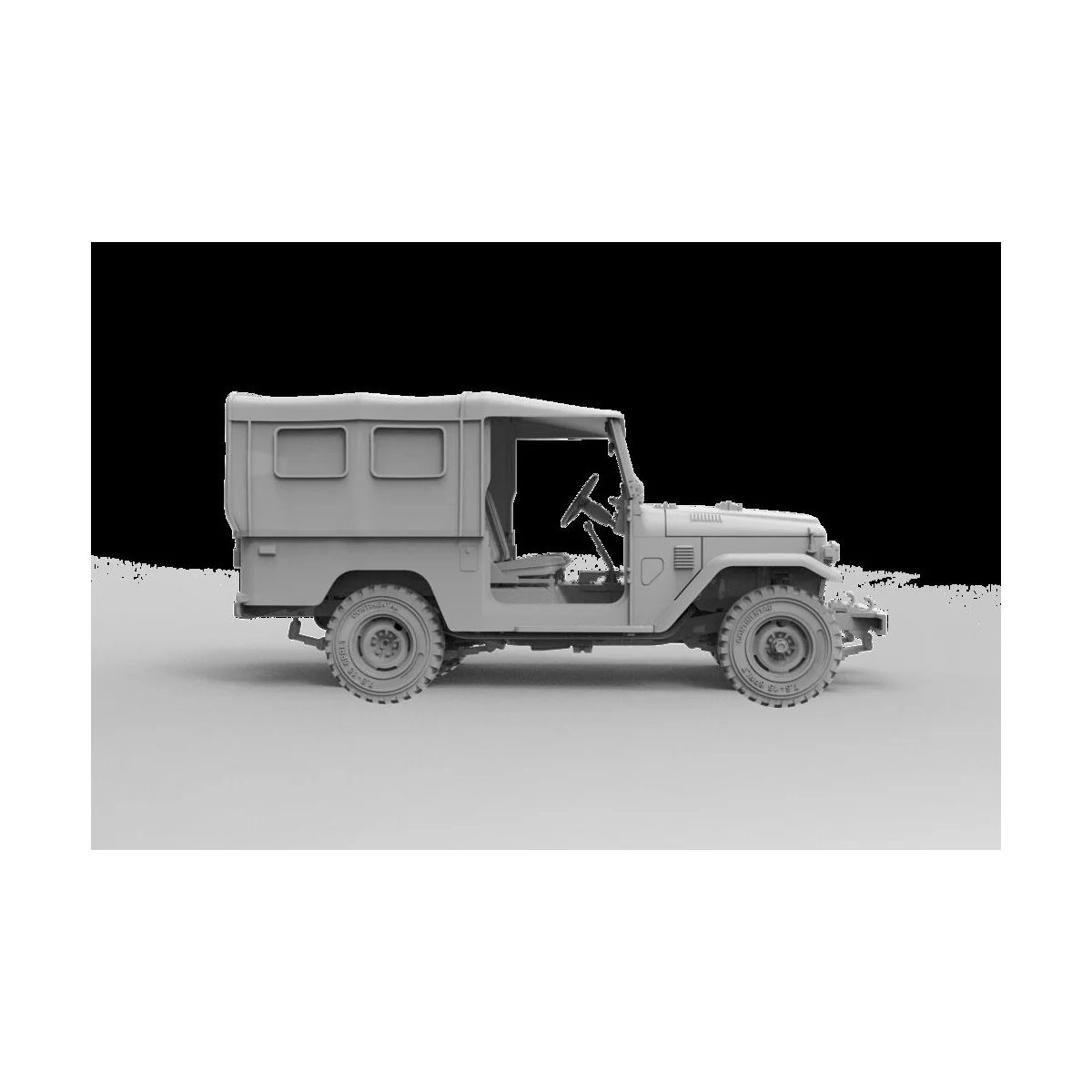 FJ43 SUV with Soft top IDF & LAF, 1/35 - AK Interactive AK35004