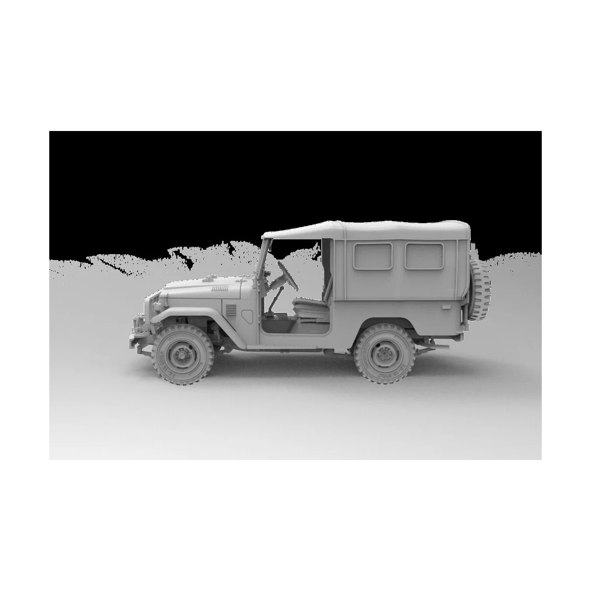 FJ43 SUV with Soft top IDF & LAF, 1/35 - AK Interactive AK35004