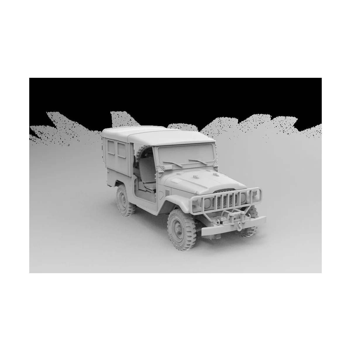 FJ43 SUV with Soft top IDF & LAF, 1/35 - AK Interactive AK35004