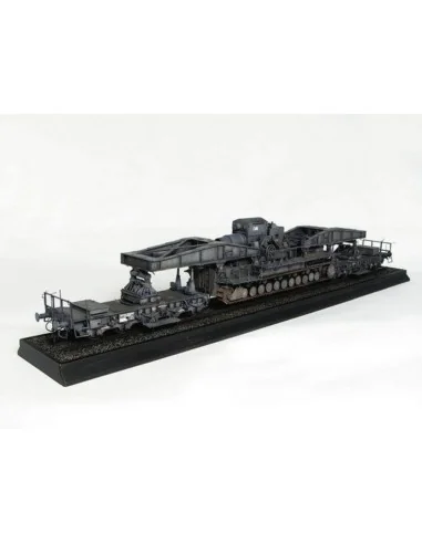 Mörser Karl Gerät 040/041 auf Eisenbahn-Transport-Trailer, 1/35 - T...