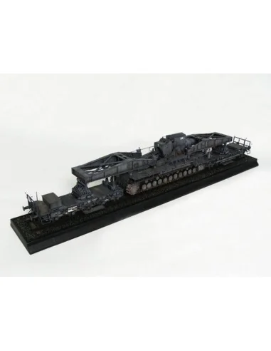 Mörser Karl Gerät 040/041 auf Eisenbahn-Transport-Trailer, 1/35 - T...