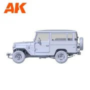 FJ43 SUV with Hard top, 1/35 - AK Interactive AK35001 FJ43 SUV with Hard top, 1/35 - AK Interactive AK35001