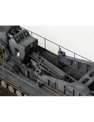 Mörser Karl Gerät 040/041 auf Eisenbahn-Transport-Trailer, 1/35 - T...