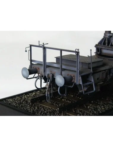 [NO_DESC] Mörser Karl Gerät 040/041 auf Eisenbahn-Transport-Trailer...