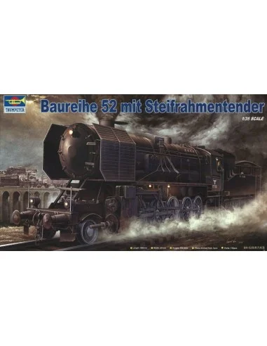 Kriegslokomotive Baureihe 52 (BR-52) mit Steifrahmentender, 1/35 - ...