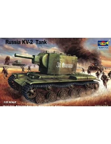 Russischer Panzer KV-2, 1/35 - Trumpeter 00312