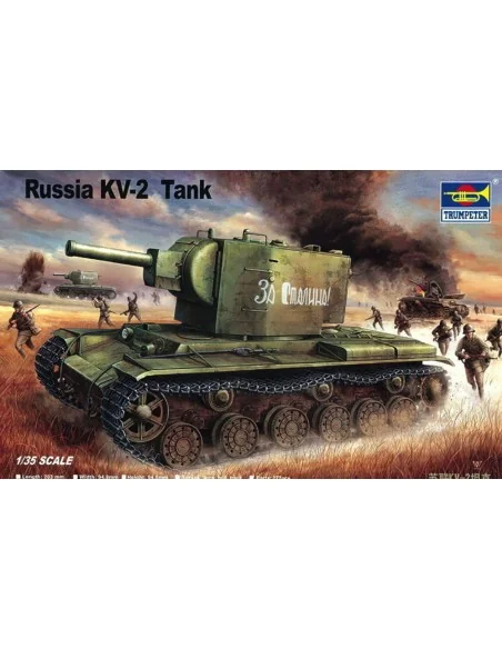 Russischer Panzer KV-2, 1/35 - Trumpeter 00312