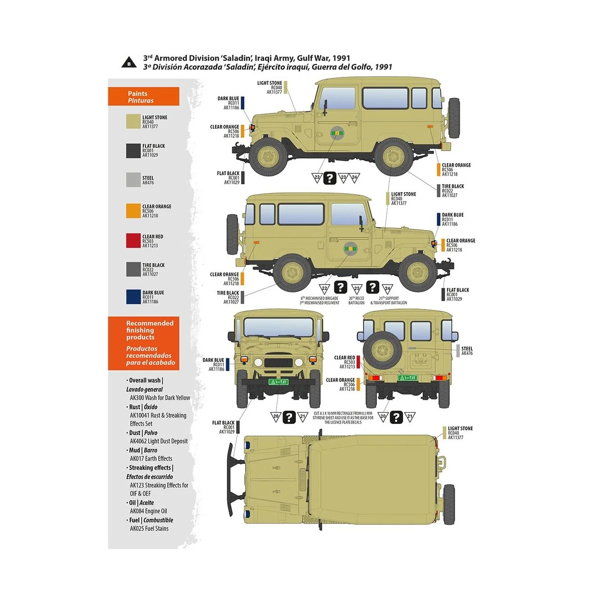 FJ43 SUV with Hard top, 1/35 - AK Interactive AK35001 FJ43 SUV with Hard top, 1/35 - AK Interactive AK35001