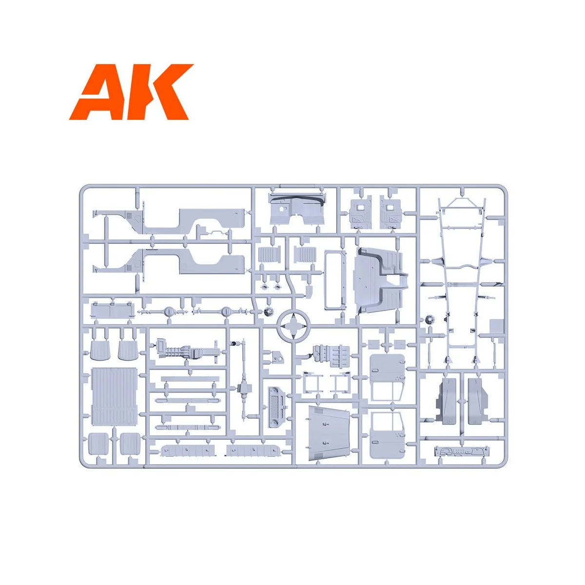 FJ43 Pickup with DShKM, 1/35 - AK Interactive AK35002