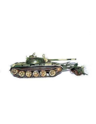 [NO_DESC] Finnischer Panzer T-55 mit Minenräumer, 1/35 - Trumpeter ...