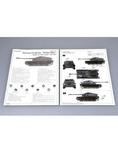 German Pz.Sfl. IVa Dicker Max, 1/35 - Trumpeter 00348
