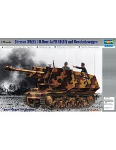 PzKpfw 39(H) 10, 5 cm LeFH18 (SFf) auf Geschützwagen, 1/35 - Trumpe...