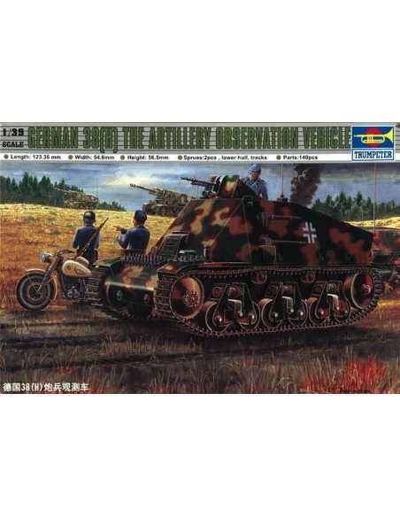 PzKpfw 38(H) Funk- u. Befehlswagen, 1/35 - Trumpeter 00355