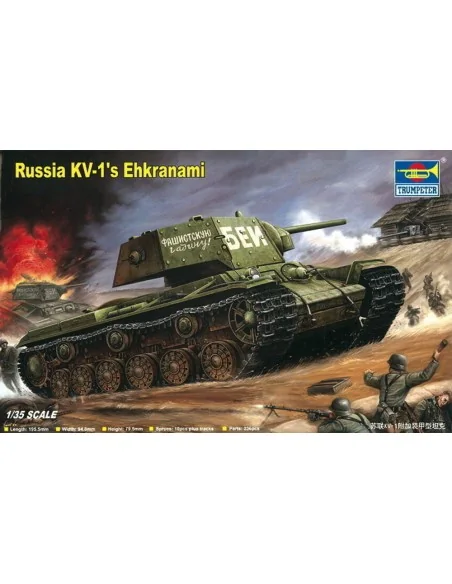 Russian KV-1's Ehkranami, 1/35 - Trumpeter 00357