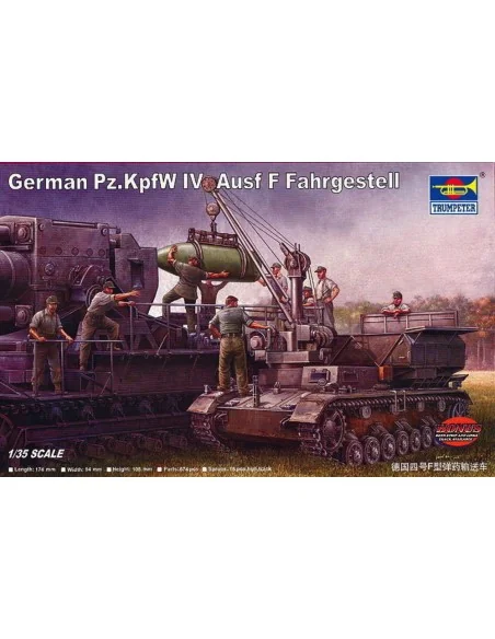German Pz.Kpfw IV Ausf F Fahrgestell, 1/35 - Trumpeter 00363