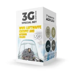 WWII Luftwaffe Cockpit & Interior Colors SET 3G - AK Interactive AK...