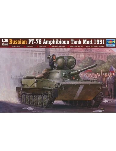 Russian PT-76 Amphibious Tank Mod.1951, 1/35 - Trumpeter 00379
