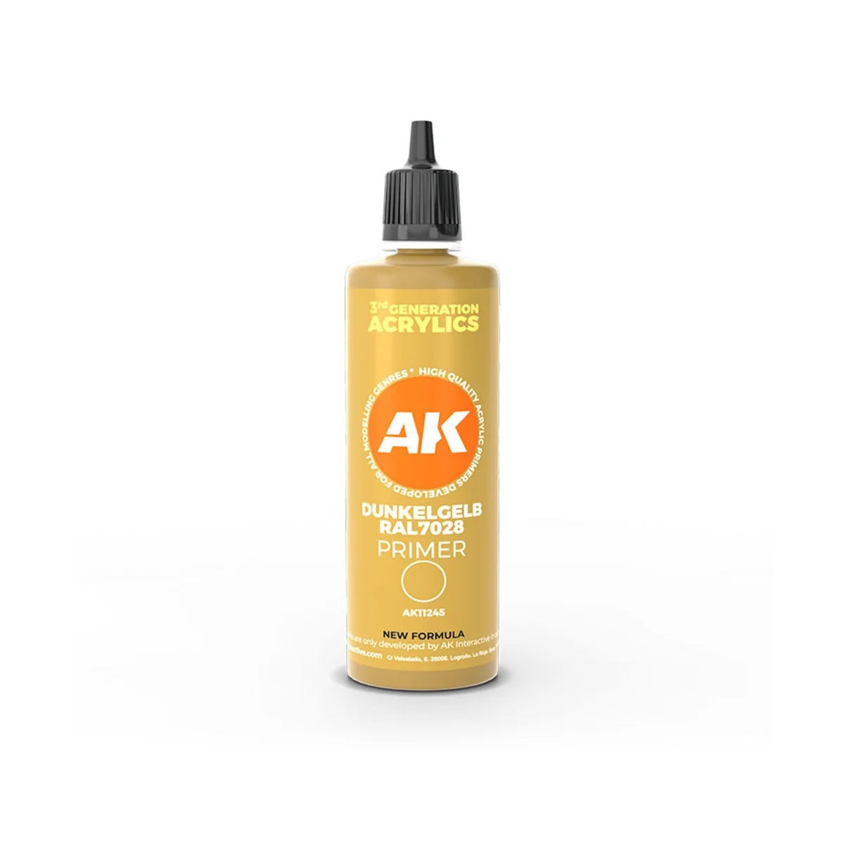 Dunkelgelb RAL 7028 dark yellow surface Primer 100 ml 3GEN - AK Int...