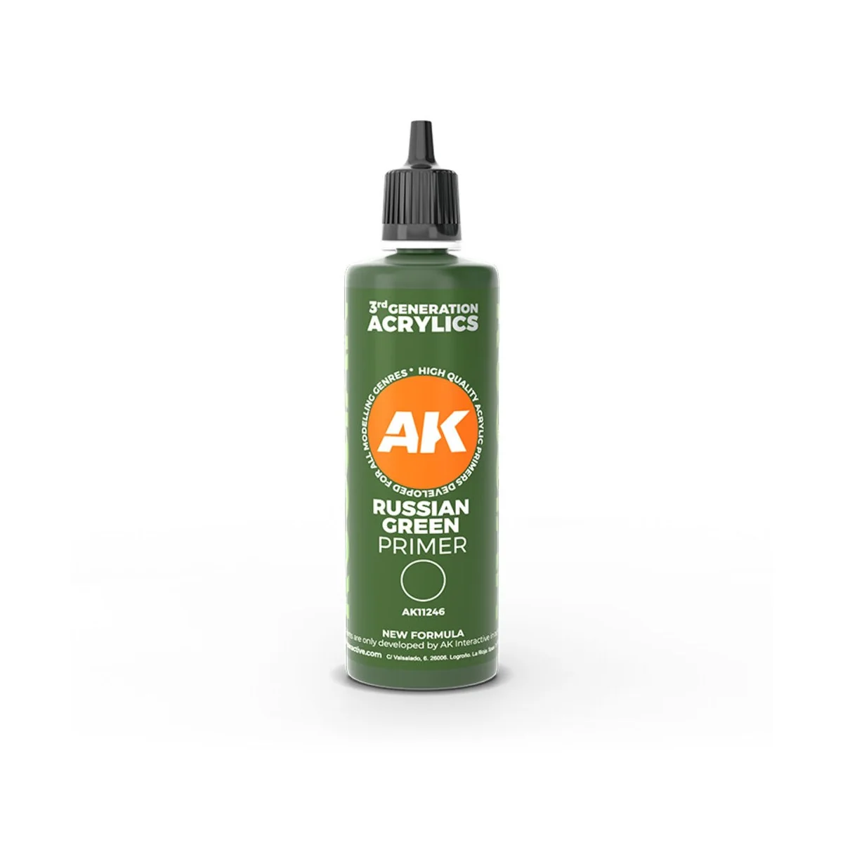 Russian green surface Primer 100 ml 3GEN - AK Interactive AK11246 Russian green surface Primer 100 ml 3GEN - AK Interactive AK11246