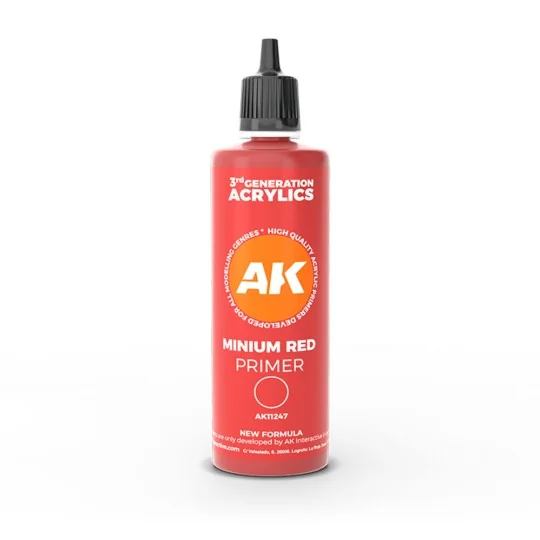 Minimum red surface Primer 100 ml. 3GEN - AK Interactive AK11247