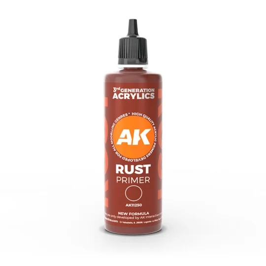 Rust surface Primer 100 ml 3GEN - AK Interactive AK11250 Rust surface Primer 100 ml 3GEN - AK Interactive AK11250