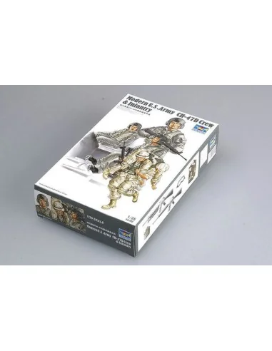 Modern U.S. Army CH-47D Crew & Infantry, 1/35 - Trumpeter 00415