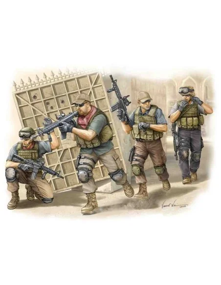 PMC in Iraq - Fire Movement Team, 1/35 - Trumpeter 00419