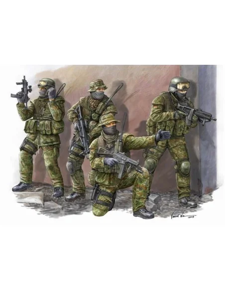 Modern German KSK Commandos, 1/35 - Trumpeter 00422