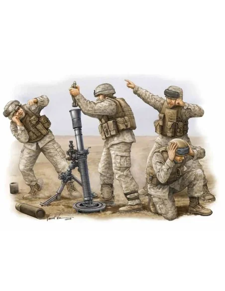 [NO_DESC] Modern U.S. Marine M252 Team, 1/35 - Trumpeter 00423