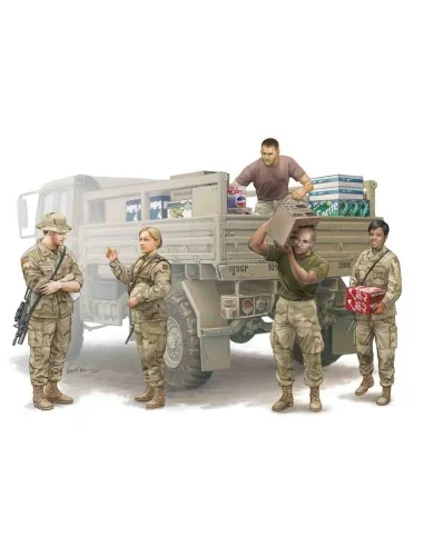 Modern U.S. soldiers - Logistics Supply, 1/35 - Trumpeter 00429