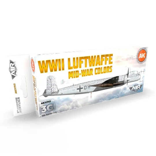 WWII Luftwaffe Mid-War Colors SET 3G - AK Interactive AK11717