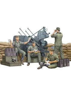 German Anti-Aircraft Gun Crew, 1/35 - Trumpeter 00432