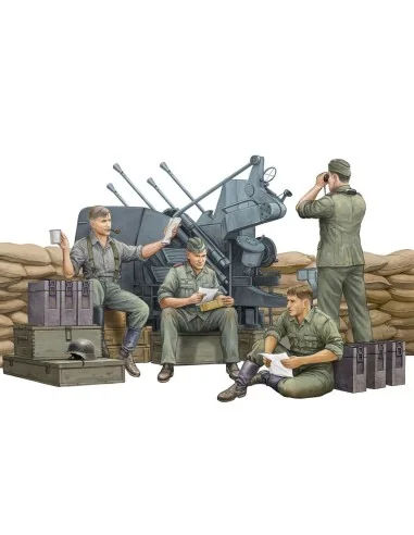 German Anti-Aircraft Gun Crew, 1/35 - Trumpeter 00432