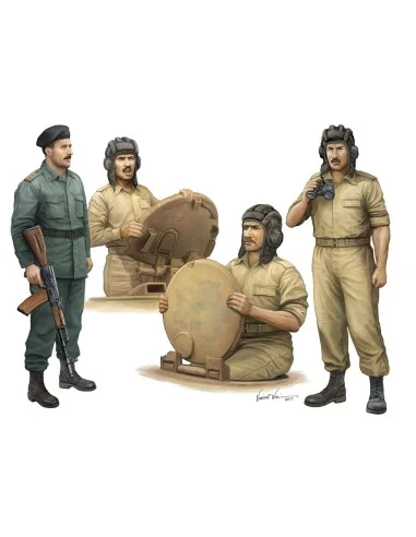 Iraqi Tank Crew, 1/35 - Trumpeter 00439