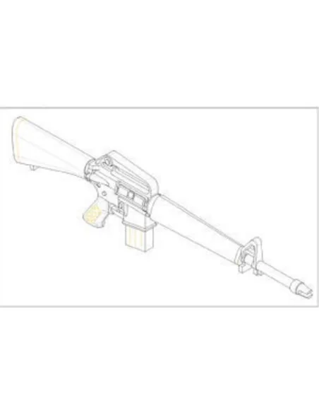 AR15/M16/M4 FAMILY-M16A1 (6 units), 1/35 - Trumpeter 00501