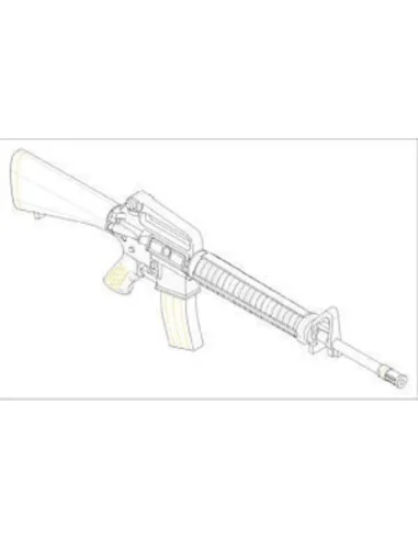 AR15/M16/M4 FAMILY-M16A2 (6 units), 1/35 - Trumpeter 00502