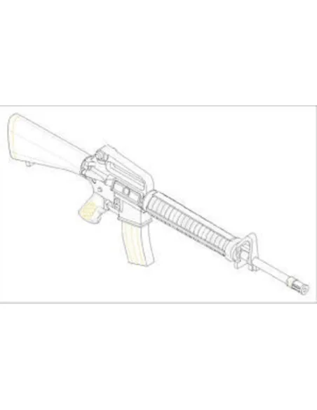[NO_DESC] AR15/M16/M4 FAMILY-M16A2 (6 units), 1/35 - Trumpeter 00502