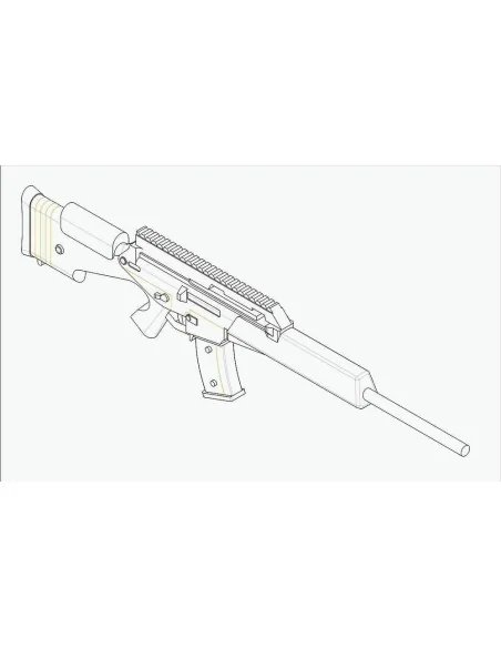 German Firearms Selection-SL8 2II(6guns), 1/35 - Trumpeter 00522