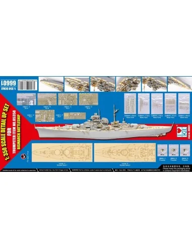 BISMARCK 1941 DETAIL UP SET for 05358, 1/350 - I LOVE KIT 66601