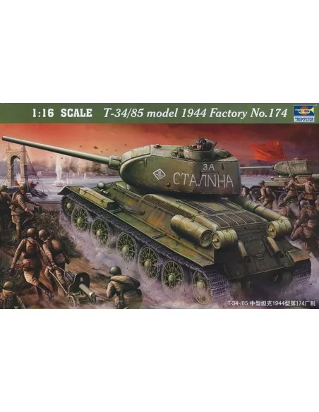 T-34/85 1944 Baunummer 174, 1/16 - Trumpeter 00904