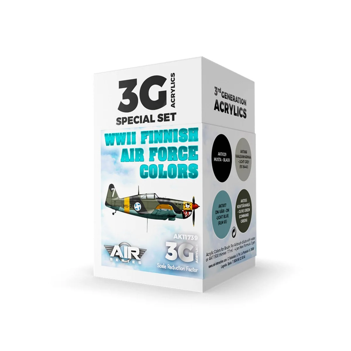WWII Finnish Air Force Colors SET 3G - AK Interactive AK11739
