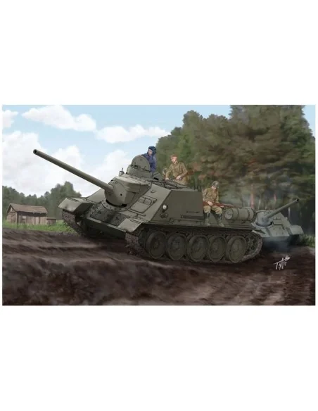 Soviet SU-100 Tank Destroyer, 1/16 - Trumpeter 00915