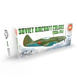 Soviet Aircraft Colors 1930s-1941 SET 3G - AK Interactive AK11740