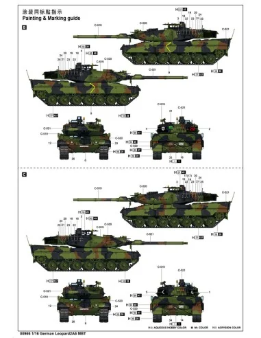 German Leopard 2A6 MBT, 1/16 - Trumpeter 00966