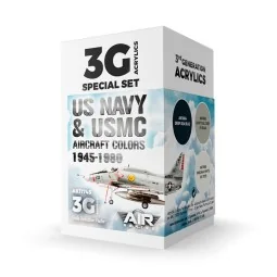 US Navy & USMC Aircraft Colors 1945-1980 SET 3G - AK Interactive AK...