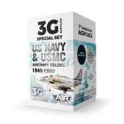 US Navy & USMC Aircraft Colors 1945-1980 SET 3G - AK Interactive AK...
