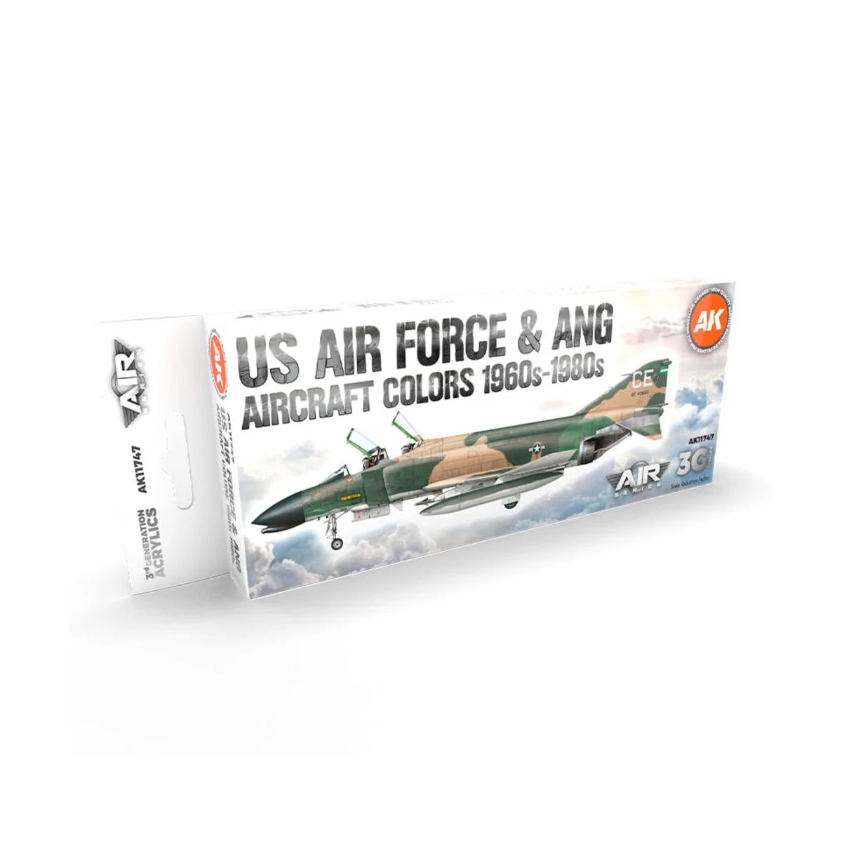 US Air Force & ANG Aircraft 1960s-1980s SET 3G - AK Interactive AK1...