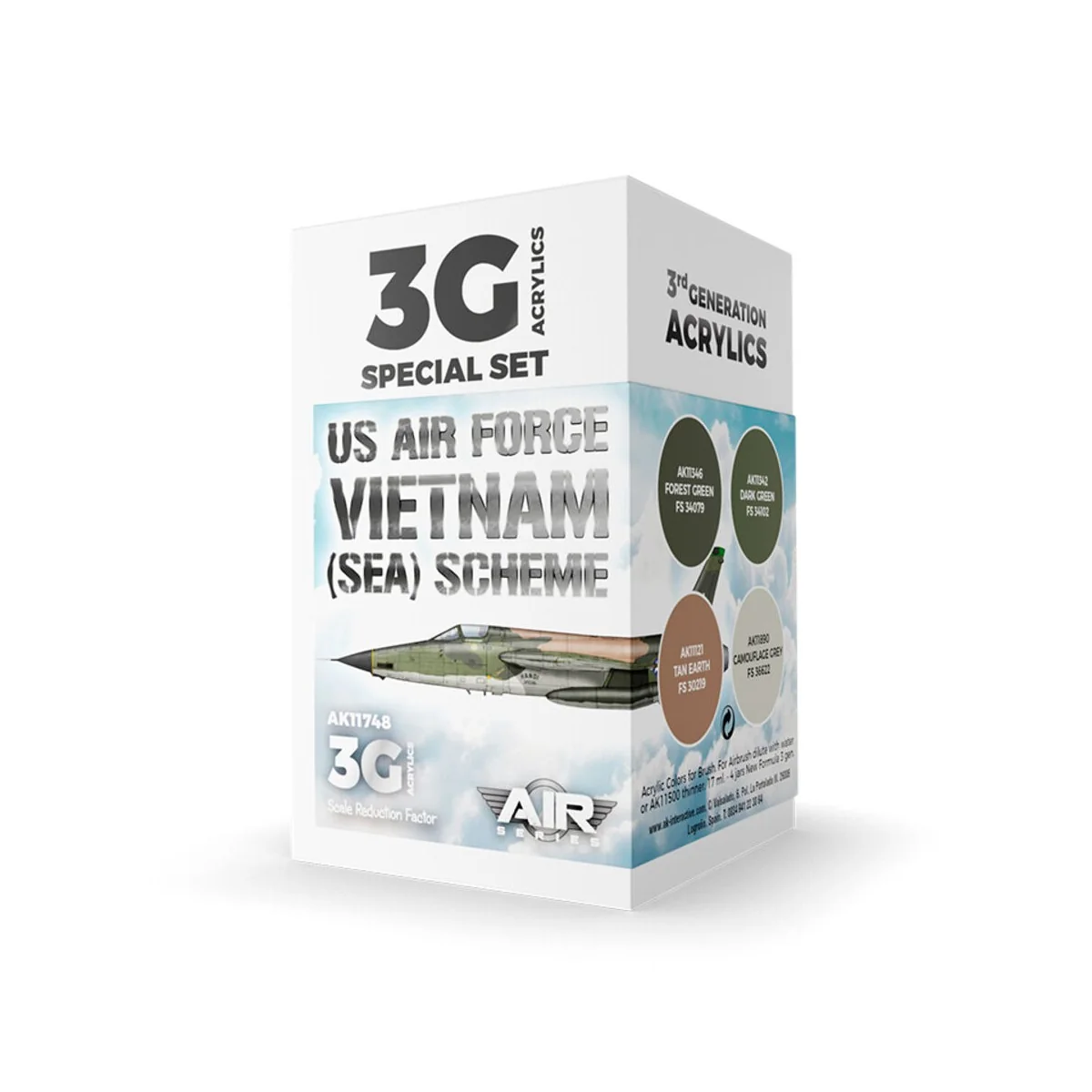 US Air Force South East Asia (SEA) Scheme SET 3G - AK Interactive A...