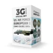 US Air Force European I Camo Colors 1980s SET 3G - AK Interactive A...